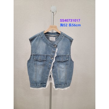 現貨**韓國東大門直送女裝 - 牛仔背心外套