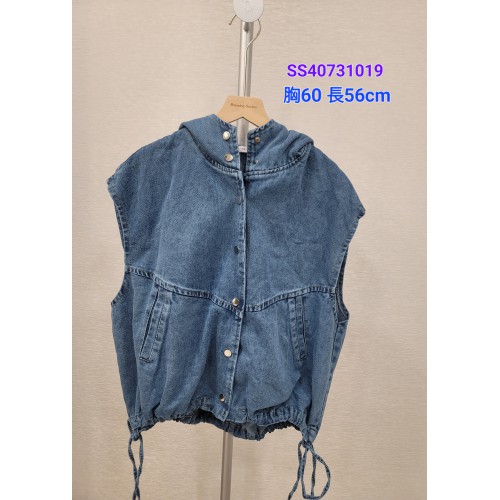 現貨**韓國東大門直送女裝 - 牛仔背心外套